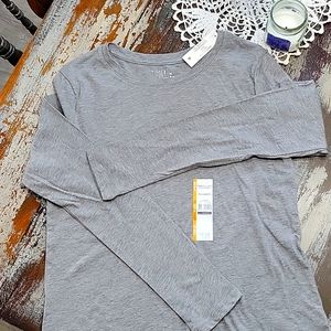 Grey long sleeve t shirt